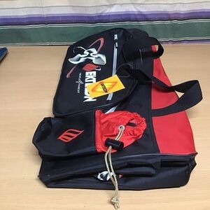 Ektelon Triple Threat Gear Sports XL Bag 40x12x13” Black Red White Rare